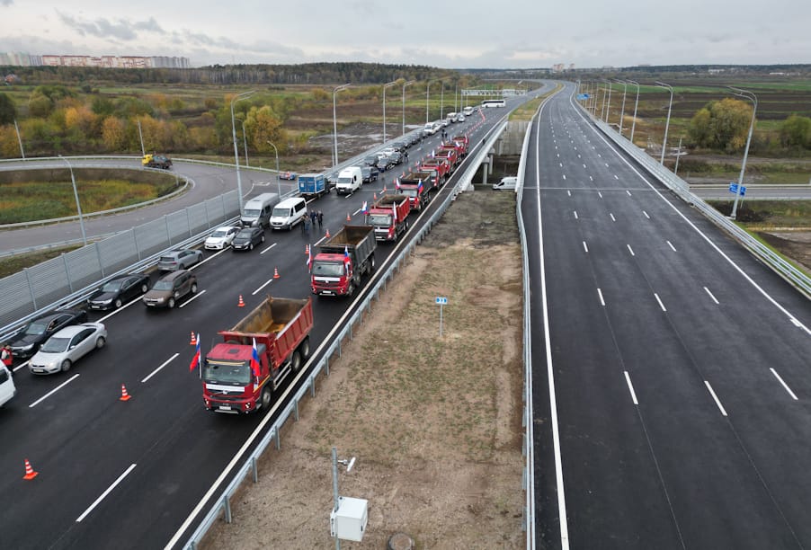 В Московской области дан старт движению по двум новым участкам трассы М-5 «Урал»